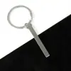 Llaveros de Acero Inoxidable de Venta Caliente Transfronterizos Europeos y Americanos con Grabado Láser Materiales en Blanco Placas Militares Placas de Perro Logo Personalizado