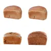 Pão Integral Russo Daliba Sem Sacarose Adicionada Substituição de Refeição Fitness Baixo Teor de Gordura Torrada Fatiada Pão Preto Lanches Nutritivos