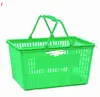 Carrito de la compra de supermercado con ruedas, caja de compra, cesta de mano para tienda de conveniencia, almacenamiento de snacks para centro comercial, cesta de la compra de gran capacidad