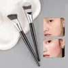 Brocha de Maquillaje Angulada Plana Individual Transfronteriza, Multifuncional para Base, Rubor, Contorno y Herramientas de Belleza al por Mayor