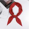 Lenço de Seda Coreano Fácil de Cuidar e Resistente a Amassados, Lenço Decorativo Pequeno para Pescoço com Padrão Paisley Listrado Bolinhas Diamante Fashion Retrô, Lenço de Cabeça, Lenço
