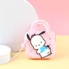 Bolsa de Silicona al por Mayor para Monedas Bolso Mini Colgante para Mochila Cuadrado Bolsa para Auriculares Bolsa de Almacenamiento para Regalo