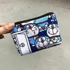 Barraca de Mercado Noturno Lona Fofa Desenho Animado Porta-Moedas Infantil Portátil Criativo Cartão Fone de Ouvido Bolsa para Mulheres