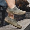 Zapatos informales de verano para hombre, transpirables, de malla, para senderismo al aire libre, con plataforma de comercio exterior, para caminar y correr.