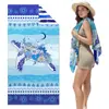 B104 Milhões de Peças em Estoque Amazon Mais Vendido Toalha de Praia Dupla Face em Fleece Suporta Design Personalizado Toalha de Surf e Toalha Esportiva