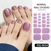 Pegatinas Brillantes para Uñas Estilo Nuevo Transfronterizas Zhengxiang para Niñas, Pegatinas Brillantes para Uñas de los Pies, Pegatinas Impermeables para Uñas para Exportación