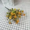 Buquê Artificial Simples e Natural de Plantas Verdes, Hortênsias, Arranjos Florais Domésticos Estilo Europeu, Adereços para Fotografia, Plantas Verdes Artificiais