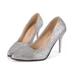 Zapatos de Tacón Alto con Lentejuelas para Mujer Primavera 2023 Sexy con Pedrería Diseño de Moda de Nicho Punta Fina Zapatos de Boda Zapatos de Dama de Honor