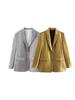 Ropa de Mujer al Mayoreo Transfronterizo Amazon Estilo Europeo y Americano Verano Nueva Moda Chaqueta de Traje Slim para Mujer