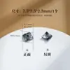Accesorios de plata antigua, portacuentas, portaflores, tapas para cuentas, separadores de cuentas, almohadillas, accesorios para pulseras de cristal para manualidades, plata 99.9%