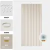 Fabricante de Cortina de Porta Dobrável de Linho de Imitação de Alta Qualidade, Sem Furos, Pronta para Uso, Divisória de Proteção para Ar Condicionado de Quarto, Sala, Cozinha