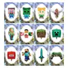 Minecraft Globo Creeper Alien Dibujo Animado Juego Globo de Película de Aluminio Mincraft Bola Forma Especial
