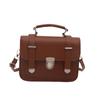 Bolsos Texturizados de Moda para Mujer 2026 Nuevo Estilo Coreano Otoño e Invierno Bolso de Mano Retro Bolso Cruzado de Hombro para Chicas de Nicho