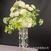 Porta flores de mesa estilo europeo para bodas Metal electrochapado Portavelas Corona Dorada Decoración para el hogar de bodas Decoración de mesa para salón de banquetes