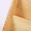 Estantería Infantil Personalizada, Madera de Pino Simple y Ecológica, Adecuada para Niños Pequeños y Estudiantes, Diseño Triangular Minimalista, Económica y Duradera, de Pie en Forma de Abanico