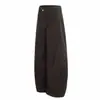 Pantalones Cargo L829 Estilo High Street Americano Unisex Gama Alta Color Sólido Diseño Deconstruido Corte Holgado para Hombre Forro Polar Tiro Bajo