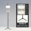 Maniquí de Exhibición de Ropa para Mujer de Medio Cuerpo Maniquí para Vestido de Novia Soporte de Exhibición Estante para Ropa Accesorios para Maniquíes de Tienda de Ropa