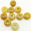 8*14mm piedra natural cristal ágata cuentas de agujero grande DIY cuentas hechas a mano accesorios para collar pulsera material