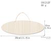 Adornos Colgantes de Virutas de Madera Navideñas Letreros de Madera en Blanco Colgantes Decorativos de Madera para Bricolaje Banderines de Virutas de Madera con Cuerda para Colgar