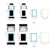 Hojas Desprendibles Hechas a Medida por el Fabricante con Tecnología de Estampado en Caliente DIY, Artículos Desprendibles de Anime Imitación Estilo Polaroid, Artículos de Anime de Celebridades