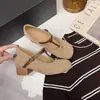 Zapatos Mary Jane Retro con Tira en T Altura Interior 7 cm para Mujer 2026 Nuevo Estilo Otoño Estampado de Leopardo Temperamento Boca Baja Zapatos de Salón Individuales