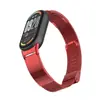 Adequado para Pulseira Xiaomi Mi Band 11 Fivela Milanesa Aço Inoxidável Pulseira Trançada Personalizada para Xiaomi Mi Band 10/9/8