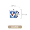 Frasco de condimentos azul y blanco tazón de pollo botella de condimentos olla de salsa de soja vinagre sal caja de palillos tubo para palillos frasco de chile tazón de gallo taza para estofado