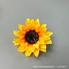 Girassol flor artificial acessórios cabeça de flor roupa de dança chapéu sapatos acessórios decoração girassol flor falsa flor de tecido