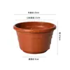 Maceta de Plástico para Orquídeas Grandes y Potos, Maceta de Galón, Engrosada y Duradera con Base, Adecuada para Plantas de Jardín y Plantas en Maceta