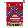 Bandera Popular de Jardín para el Día de la Independencia de Temu, Bandera con Estampado de Camión y Corazón en Material de Lino, Decoración Americana para Jardín al Aire Libre