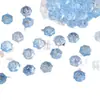 Al por mayor 16 mm Agujero Mediano Esmaltado Loto Tallado Unilateral Cristal Cuentas Sueltas Material para Pulsera Collar Hecho a Mano DIY