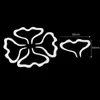 Molde de Corte de Papel sin Cortes ni Rebanadas DIY Flor Envoltura Hecho a Mano Antiguo Hanfu Adorno para la Cabeza Accesorios para el Cabello Pasador Material