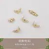 Componentes base que conservan el color, cobre, chapado en oro de 14K/18K, DIY hecho a mano, argollas abiertas estilo antiguo, cierres de langosta y cadenas de extensión para pulseras
