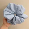 Coreia do Sul Dongdaemun Importado Alta Qualidade Cor Creme Francês Nuvem Anel de Cabelo Grande PONDON Tendão de Borracha Large Bowel Headwear
