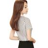 Nueva Camisa de Verano OL para Negocios para Mujer de Manga Corta Ajustada Camisa para Mujer Tienda de Joyería Hotel Ropa de Trabajo de Cuello Blanco