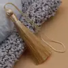Memórias de Xiangfei Tamanho Pequeno 8cm Franja Curta e Grossa Espiga Vertical de Gelo Seda Gancho de Cabelo Gancho de Roupa Franja Espiga