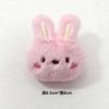 Nuevo broche de conejito de peluche con expresión linda, bolso de conejito, correa de muñeca, accesorios decorativos para muñecas.