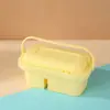 Contenedor para lavar pinceles de estudiante de arte transfronterizo paleta cubo para lavar pinceles tres en uno especial para pintura al óleo gouache acrílico multifunción