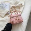 Bolso de Cadena Romboidal Transfronterizo para Mujer 2025 Nuevo Moda de Alta Gama Mini Bolso de Hombro Cruzado Popular Bolso Cuadrado Pequeño