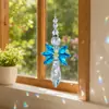 Colgante de Cristal de Ángel Decoración para Colgar en el Coche Decoración para Ventana Fiesta en el Jardín Colgante Adorno de Cristal