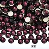Broca Chata de Fundo Dourado Broca de Unha de Cristal de Vidro Broca Chata DIY Adesivo Broca de Unha para Celular Enfeites Strass Redondos para Nail Art