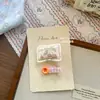 Estilo Coreano Dulce Lindo Moño Dibujo Animado Encaje Encaje Pinza Lateral para Flequillo de Niñas Suave Lindo Todo Incluido Accesorios para Cabello Roto