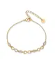 Pulseira Cubana Popular Europeia e Americana com Contas Corrente Infinita de Zircônia 2024 Presente Personalizado para Festa Feminina