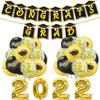 Decoración para fiesta de graduación de 2022, gorro de médico, bandera, espiral, globo, ceremonia de graduación