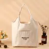 Bolsa de lona de mão criativa para desenvolver bolsa tutorial promocional para estudantes bolsa de ombro para roupas de compras bolsa tote de lona para presente