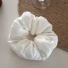 Goma para el pelo tipo choux de crema de estilo coreano, suave, rellena de algodón, 2026, nueva colección de primavera, dulce y fresca, para coleta