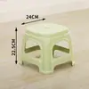 Banqueta de Plástico para Uso Doméstico na Sala de Estar, Espessada para Adultos, Banqueta Econômica para Mesa de Jantar, Cadeira de Borracha, Fabricante Banqueta Alta, Design Simples e Criativo
