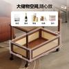 Mesa Auxiliar para Sofá con Ruedas, Carrito Móvil de Alta Gama, Mesa de Centro Pequeña para Sala de Estar, Estante para Almacenamiento de Snacks al por Mayor
