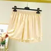 2021 Nuevos Shorts de Comercio Exterior para Mujer Verano Sueltos Talla Grande Combinan con Todo Anti-reflejo Pantalones Cortos Calientes Ropa Exterior Deportivos Adelgazantes Pantalones de Pierna Ancha