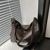 Mochila Feminina Grande Capacidade Estilo Retrô de Luxo para o Dia a Dia 2024 Nova Moda Outono Inverno Versátil Bolsa de Ombro Tote